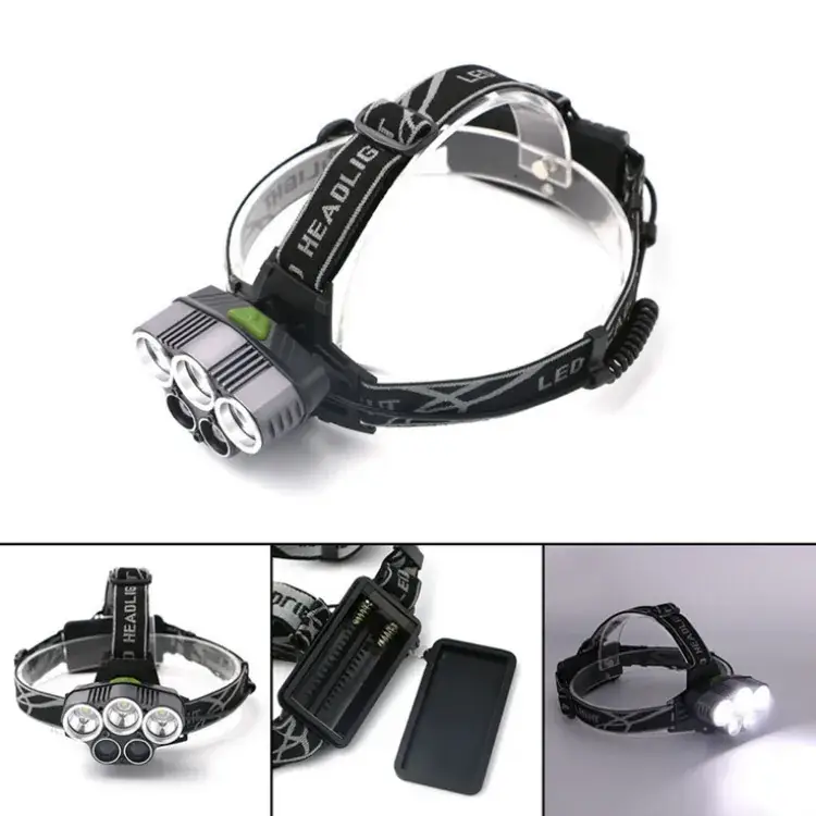5LED USB Charging Headlight for Outdoor Night Fishing - Image 2