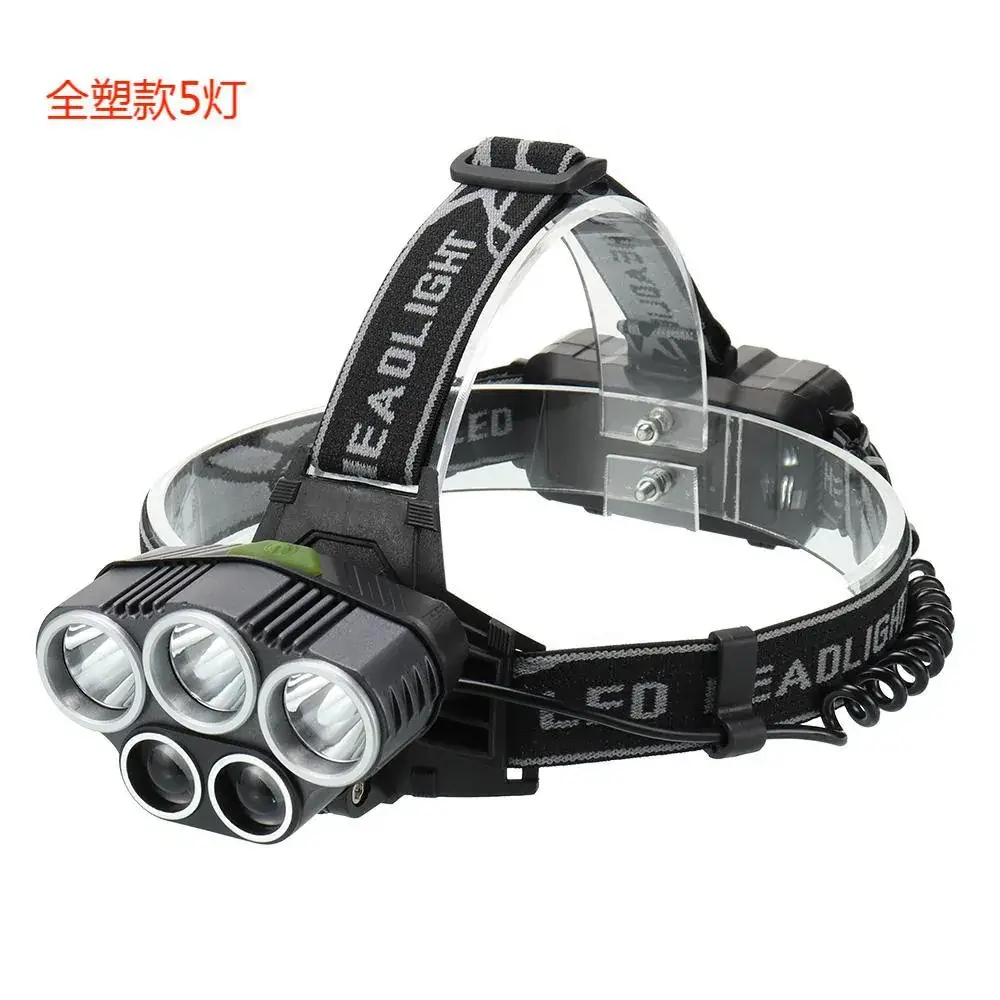 5LED USB Charging Headlight for Outdoor Night Fishing - Image 3