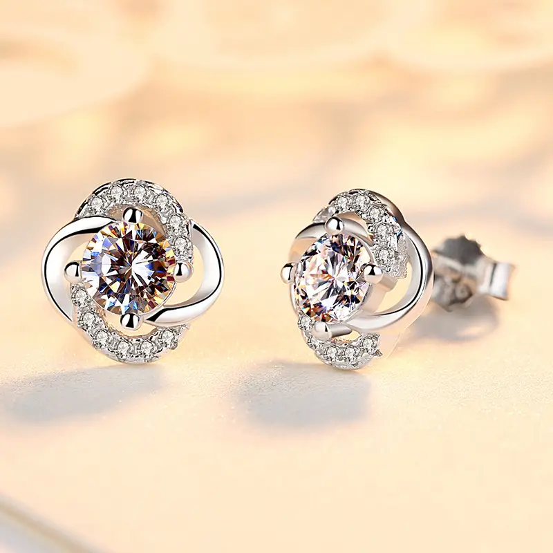 Japanese & Korean Diamond Earrings for Women - Image 6