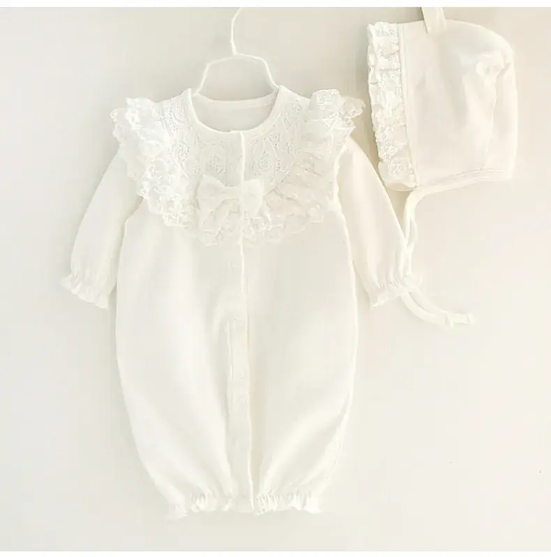 Pink Newborn Siamese Baby Suit Pure Cotton 2017 — feature 9