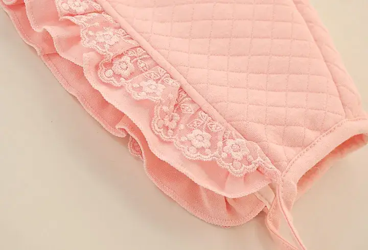 Pink Lace Baby Crawling Set for Newborns — feature 12