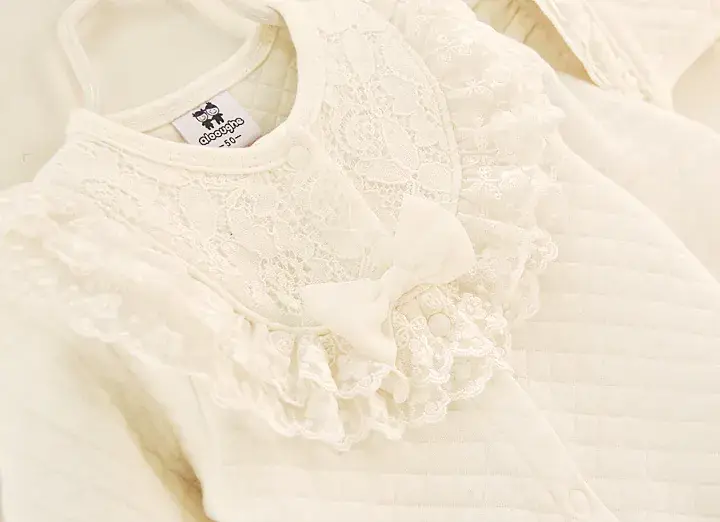 Pink Lace Baby Crawling Set for Newborns — feature 14