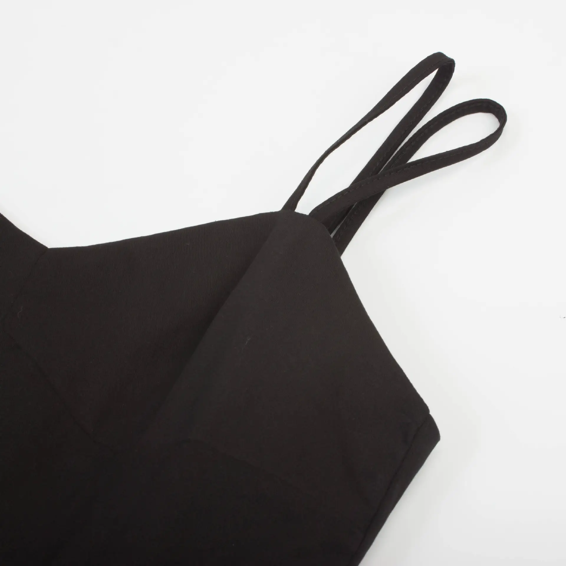 Black A-Line Hepburn Style Dress with Patchwork Design — feature 11