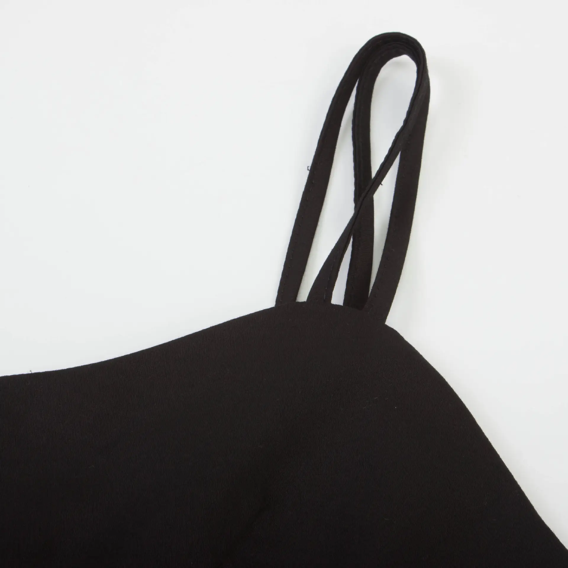 Black A-Line Hepburn Style Dress with Patchwork Design — feature 12