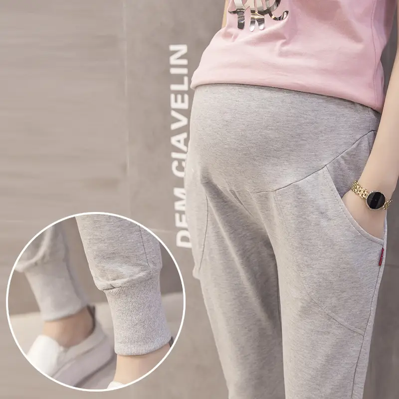 2020 Spring Korean Casual Pregnant Women's Belly Pants - Image 2