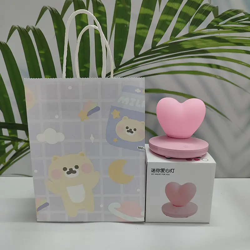 Mini Love Silicone Night Light with Touch Remote - Image 2