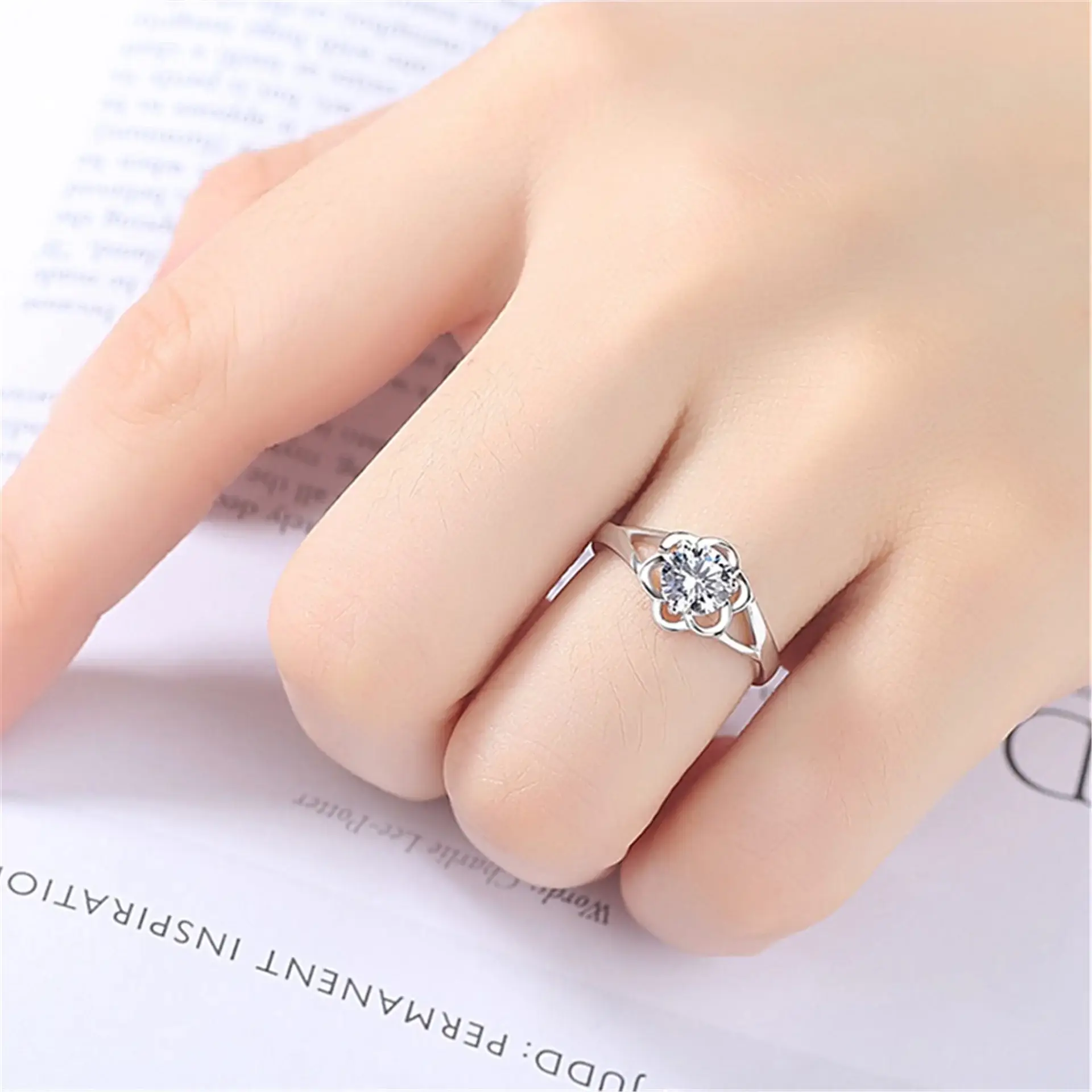 Diamond Ring for Women - Elegant Design for Weddings & Daily Wear — feature 6
