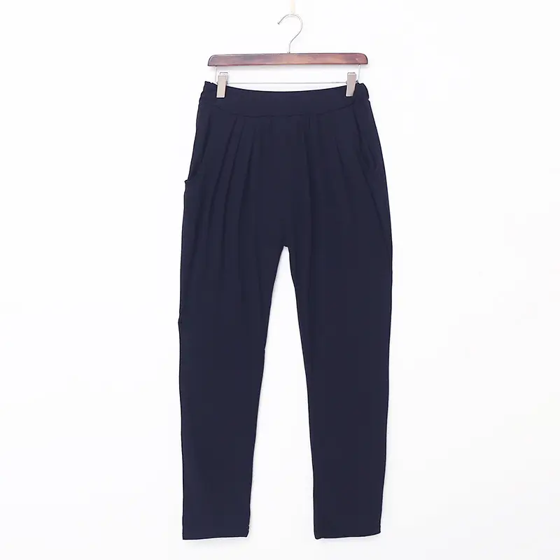 Women's Black Modal Harem Pants Slim Casual Wear - Image 4