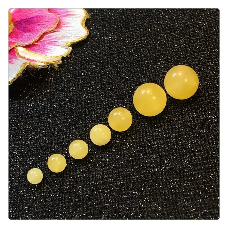 Natural Yellow Beads for Jewelry Making - Image 2