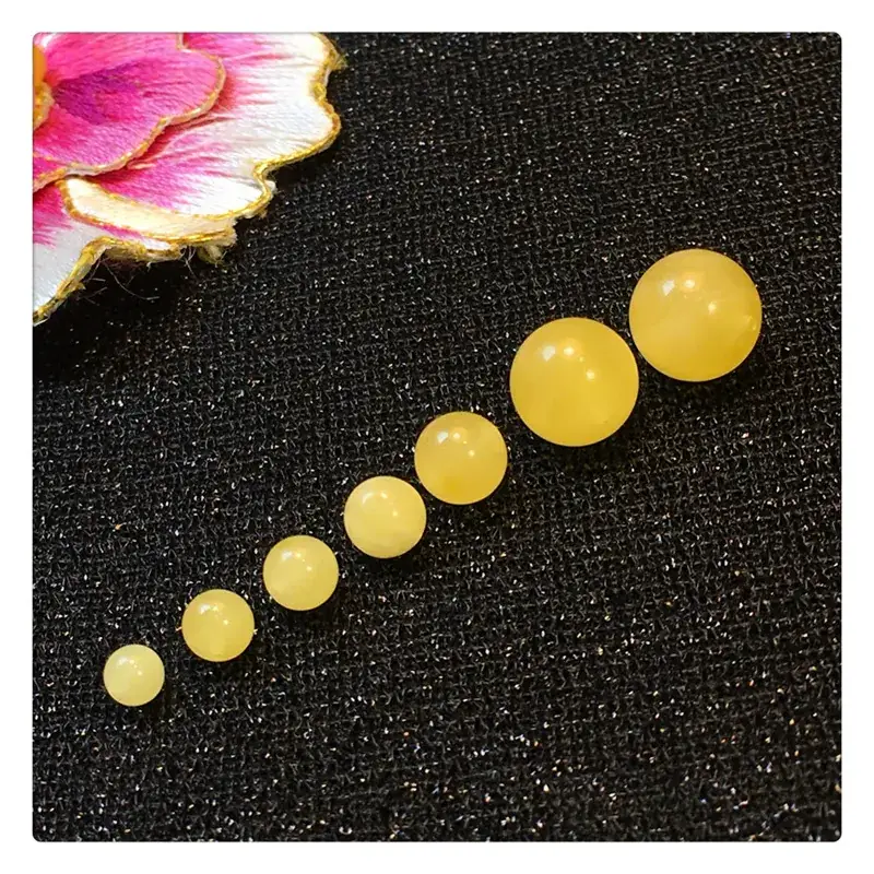 Natural Yellow Beads for Jewelry Making - Image 3