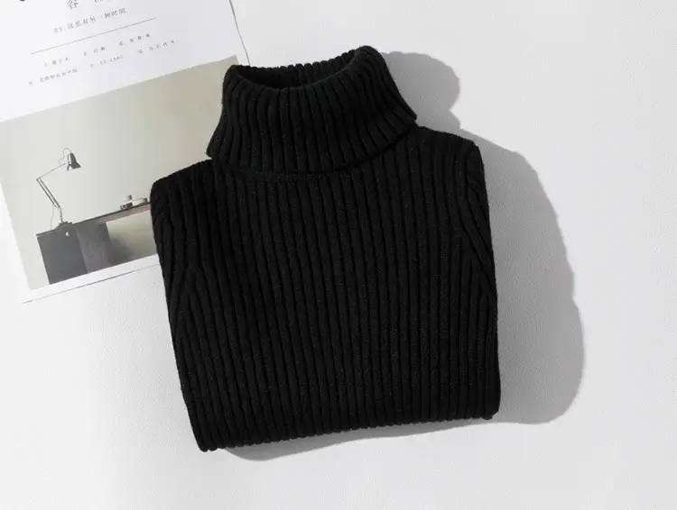 Pink Turtleneck Sweater for Girls Medium Large — feature 5