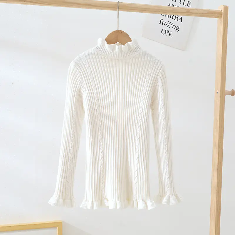 Pink Turtleneck Sweater for Girls Medium Large - Image 41