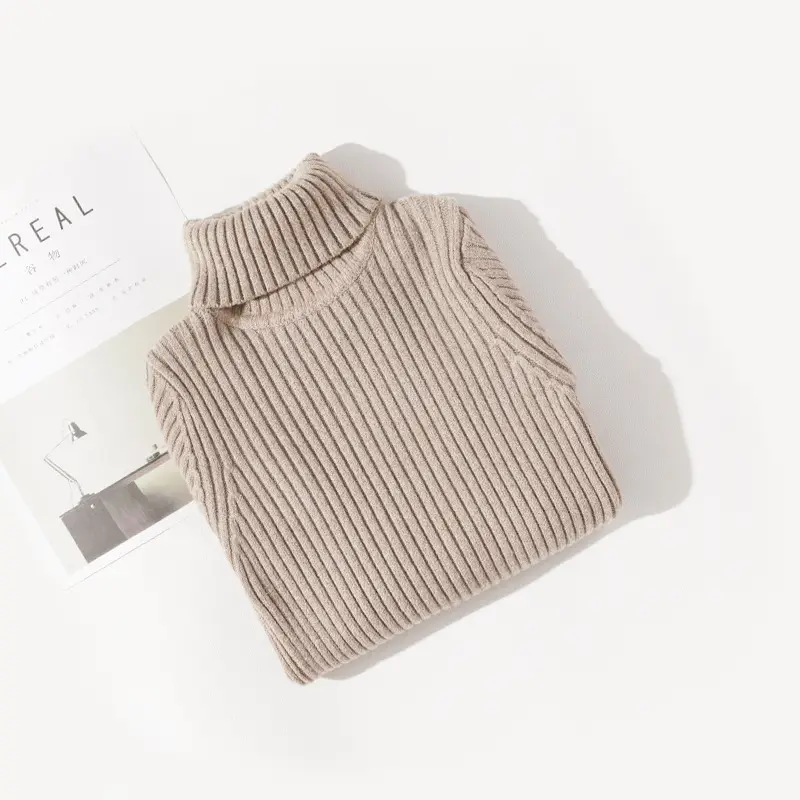 Pink Turtleneck Sweater for Girls Medium Large - Image 12