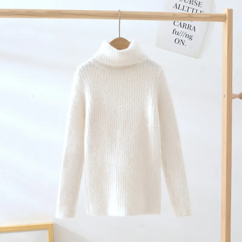 Pink Turtleneck Sweater for Girls Medium Large - Image 47