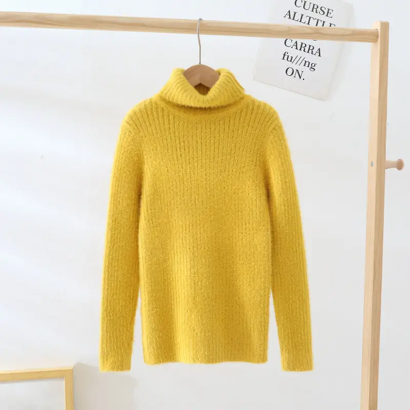 Pink Turtleneck Sweater for Girls Medium Large - Image 54