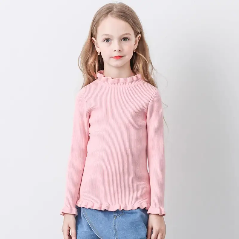 Pink Turtleneck Sweater for Girls Medium Large - Image 58