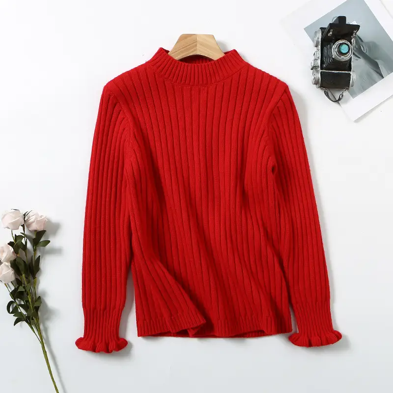Pink Turtleneck Sweater for Girls Medium Large - Image 28