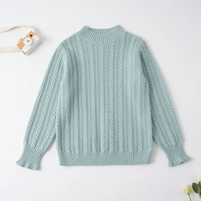 Pink Turtleneck Sweater for Girls Medium Large - Image 33