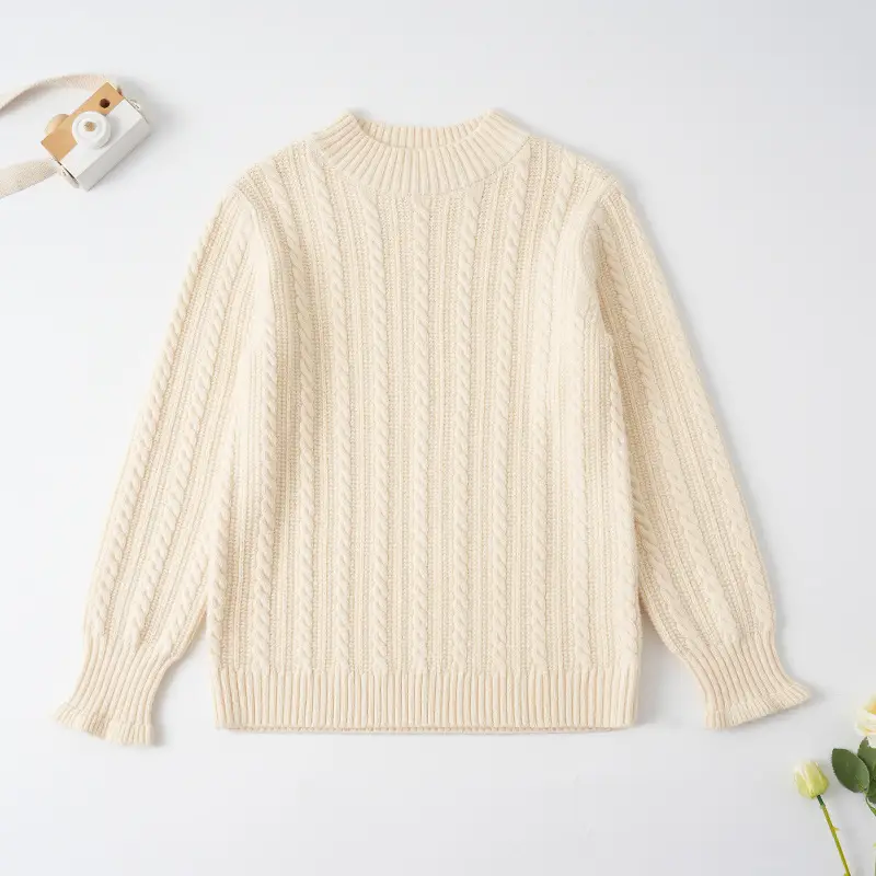 Pink Turtleneck Sweater for Girls Medium Large - Image 36