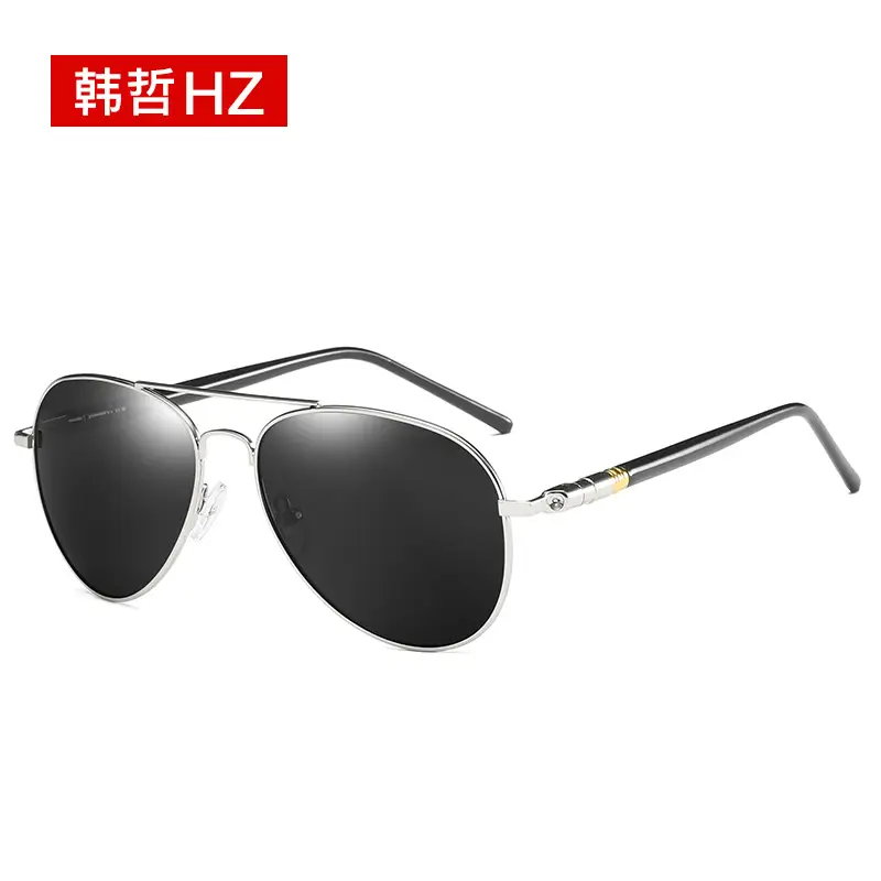 Polarized Sunglasses Anti-UV Gray Classic Retro - Image 17