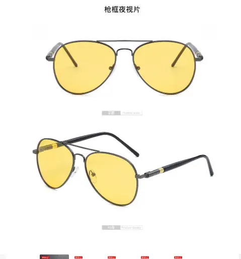 Polarized Sunglasses Anti-UV Gray Classic Retro - Image 11