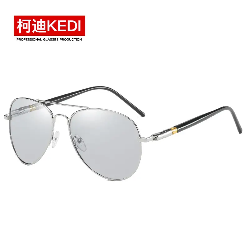Polarized Sunglasses Anti-UV Gray Classic Retro - Image 7