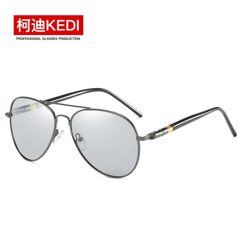 Polarized Sunglasses Anti-UV Gray Classic Retro - Image 8