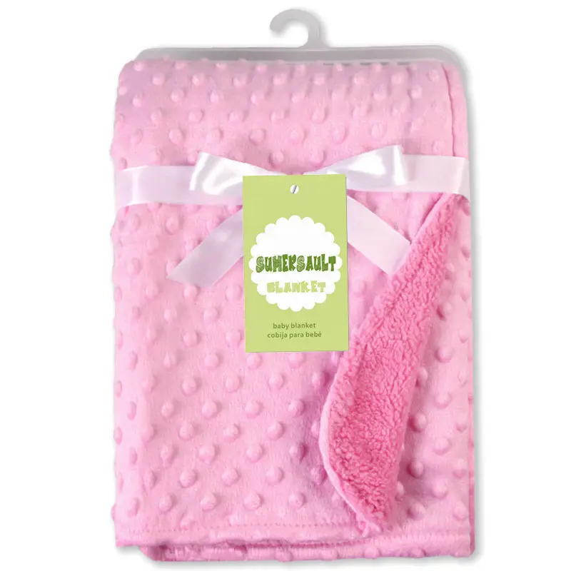 Lambswool Winter Blanket Double Layer Purple - Image 2