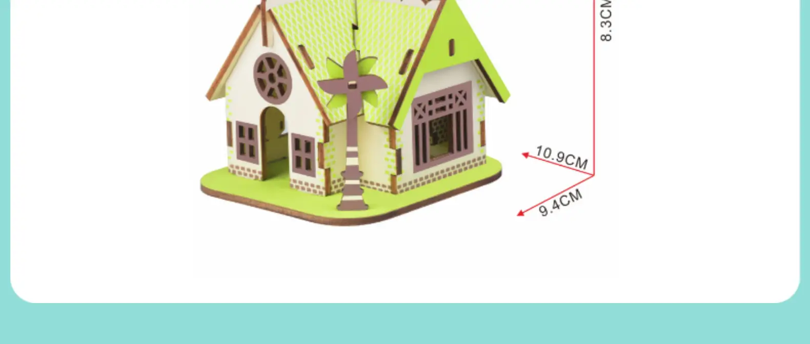 3D Wooden Puzzle Toy House for Kids Educational Assembly — feature 17