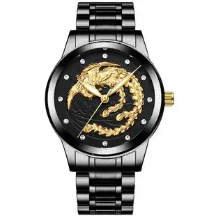 Islamic Tree Design Quartz Watch for Men Women Gold Leather Band — feature 22