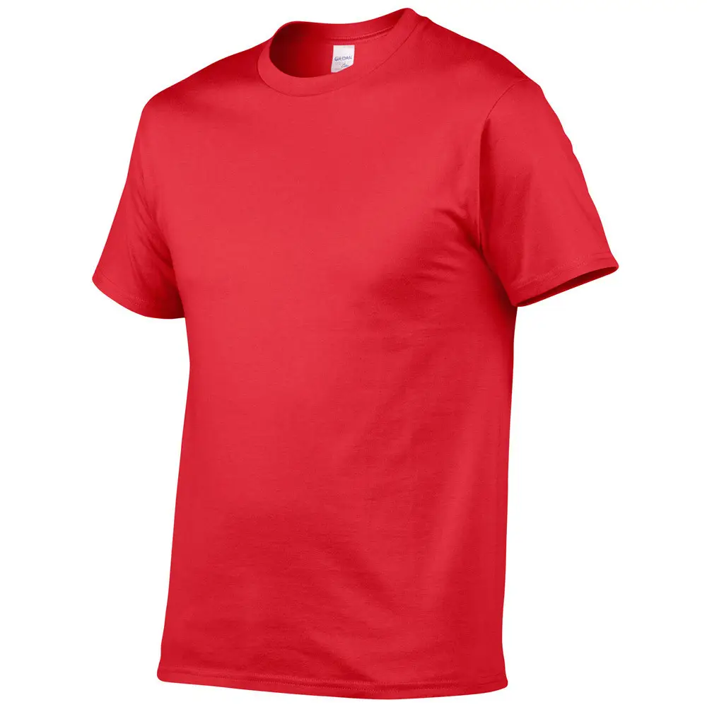 Gray Cotton Round Neck T-Shirt 150g - Image 24