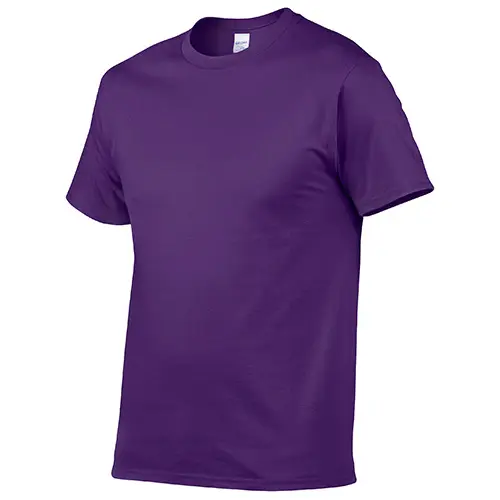 Gray Cotton Round Neck T-Shirt 150g - Image 10