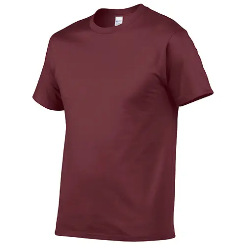 Gray Cotton Round Neck T-Shirt 150g - Image 14