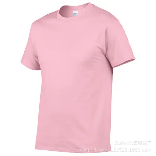 Gray Cotton Round Neck T-Shirt 150g - Image 15