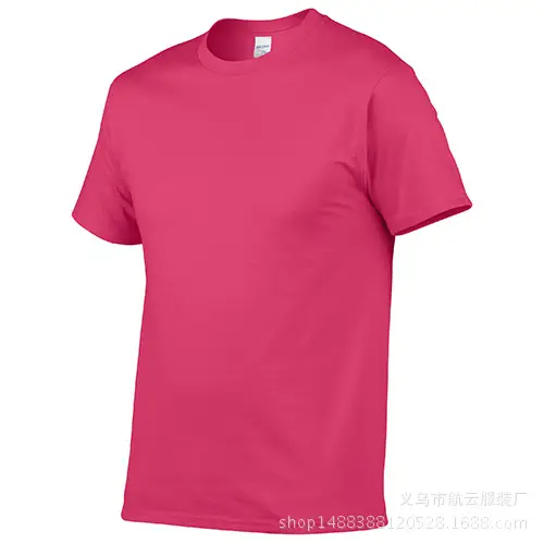 Gray Cotton Round Neck T-Shirt 150g - Image 16
