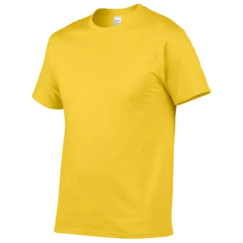 Gray Cotton Round Neck T-Shirt 150g - Image 17