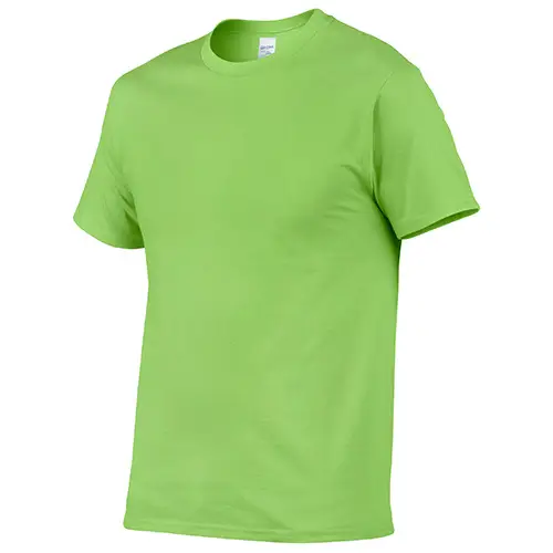 Gray Cotton Round Neck T-Shirt 150g - Image 2