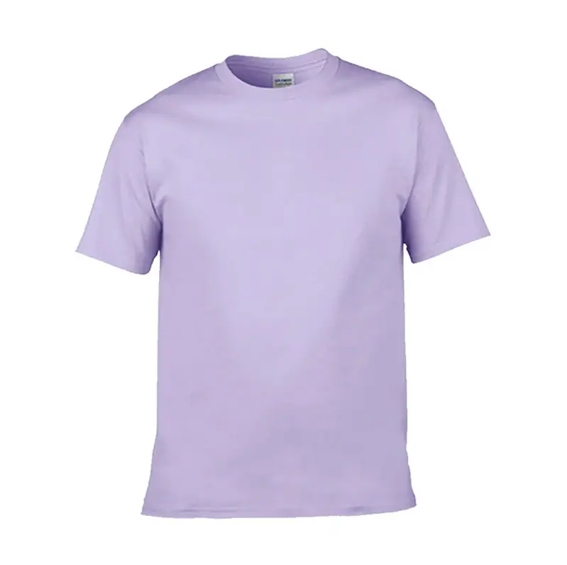 Gray Cotton Round Neck T-Shirt 150g - Image 4
