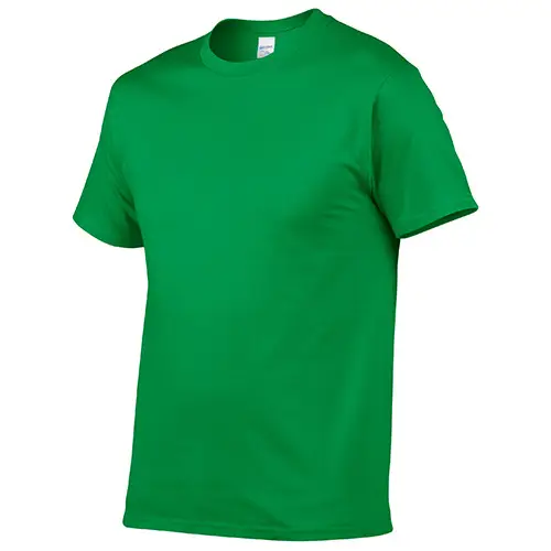 Gray Cotton Round Neck T-Shirt 150g - Image 6