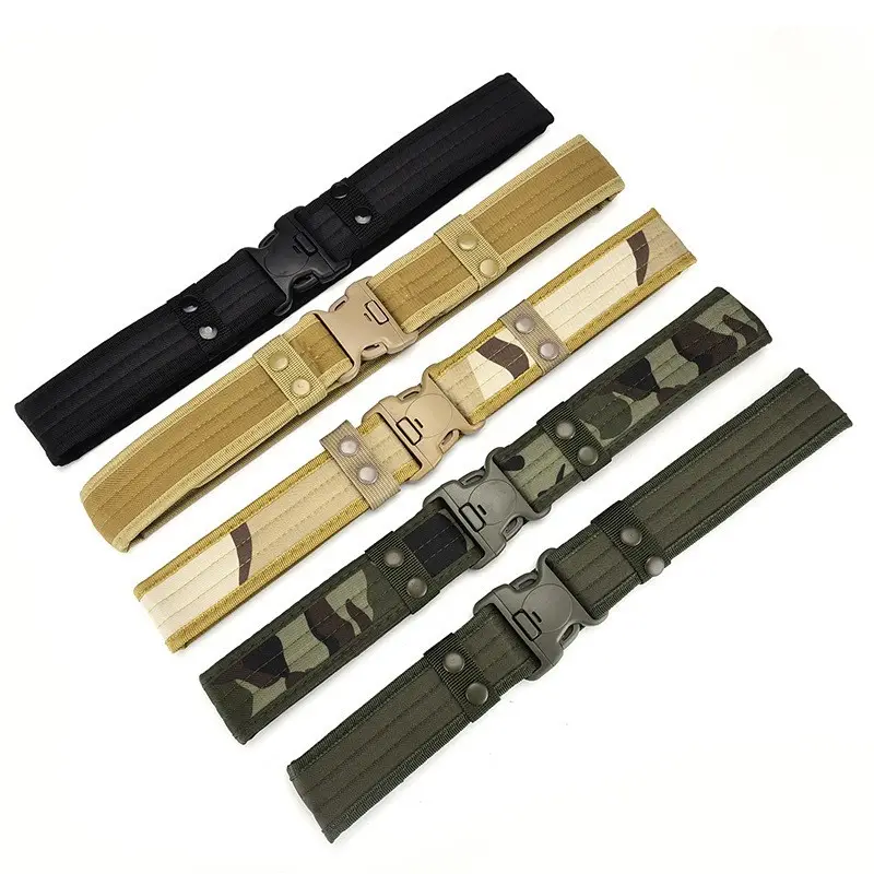 Camouflage Tactical Belt Canvas Military Training Belt - Image 10