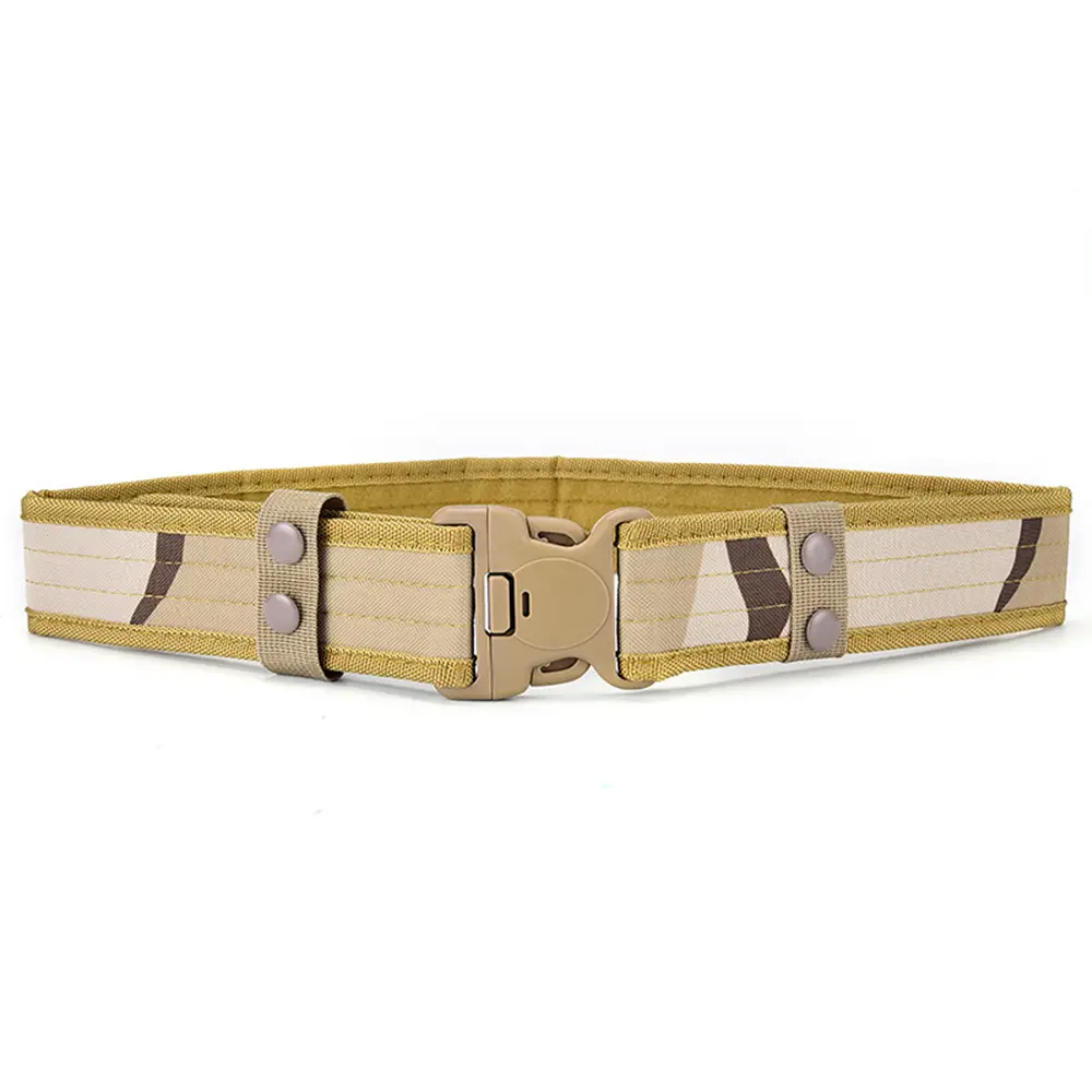 Camouflage Tactical Belt Canvas Military Training Belt - Image 4
