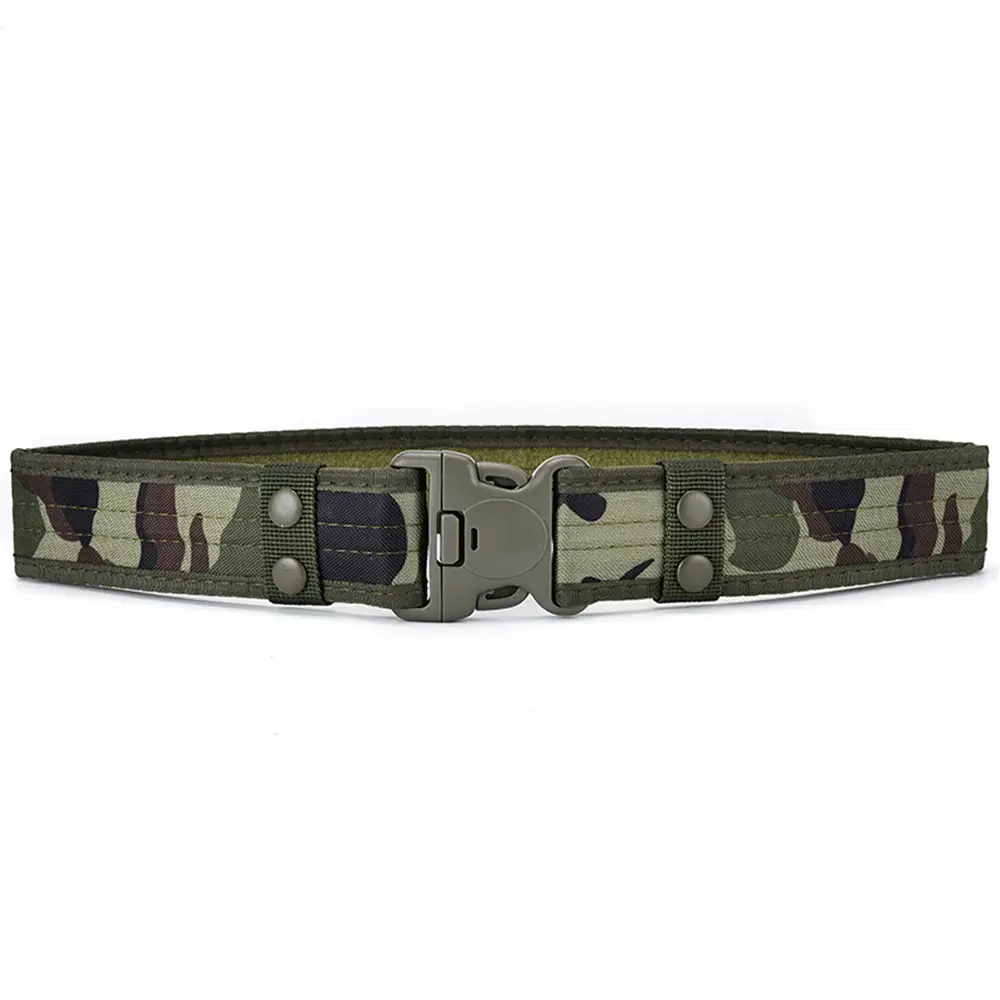 Camouflage Tactical Belt Canvas Military Training Belt - Image 5