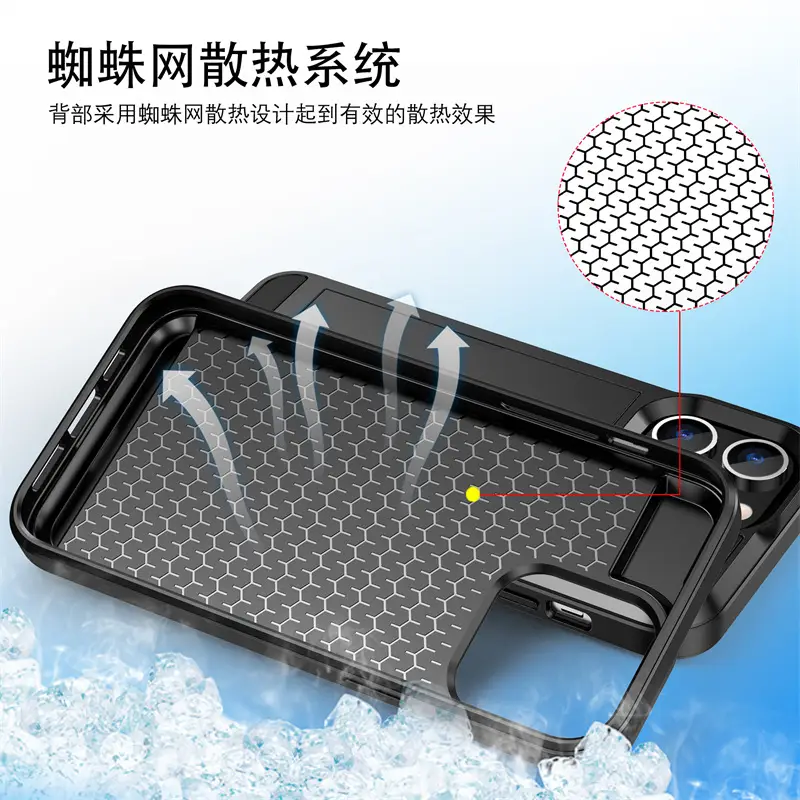 iPhone 17 Pro Max Phone Case with Sliding Card Slot