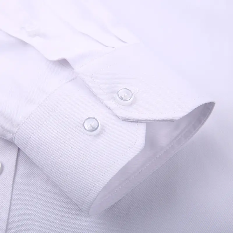 Men's Pink Slim Fit Long Sleeve Business Shirt