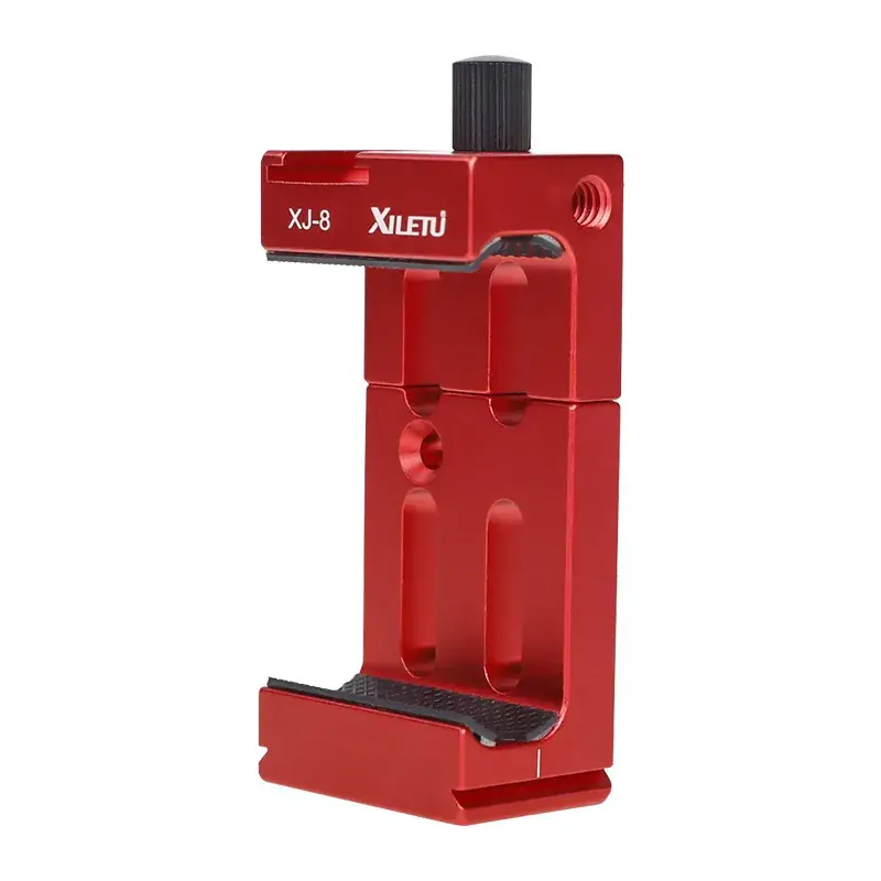XJ-8 Aluminum Phone Tripod Stand Black - Image 3