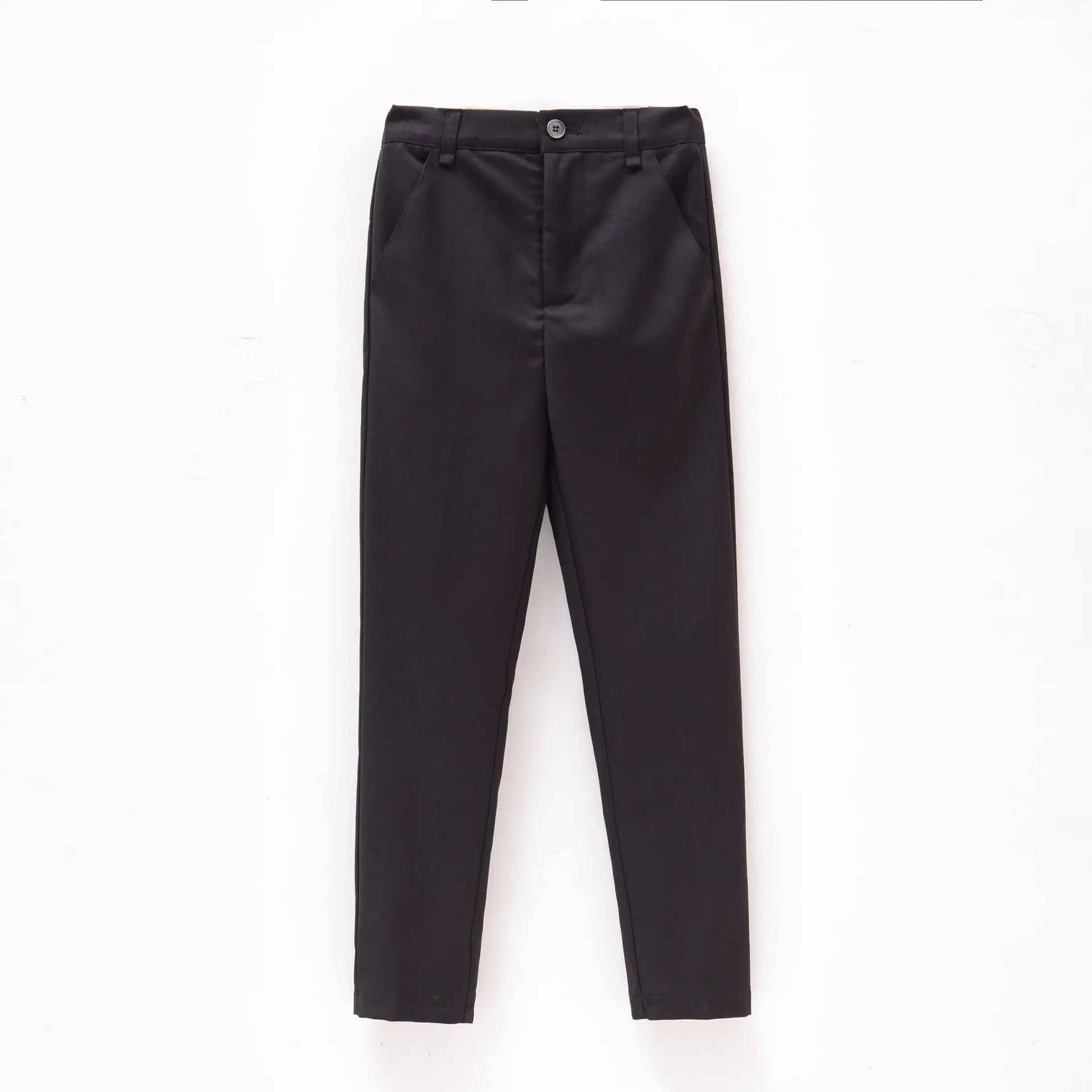 Children's Red Trousers Middle Large School Uniform Pants - Image 65