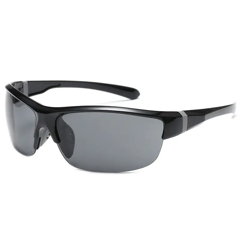 Men Cycling Windproof Sunglasses Black Red