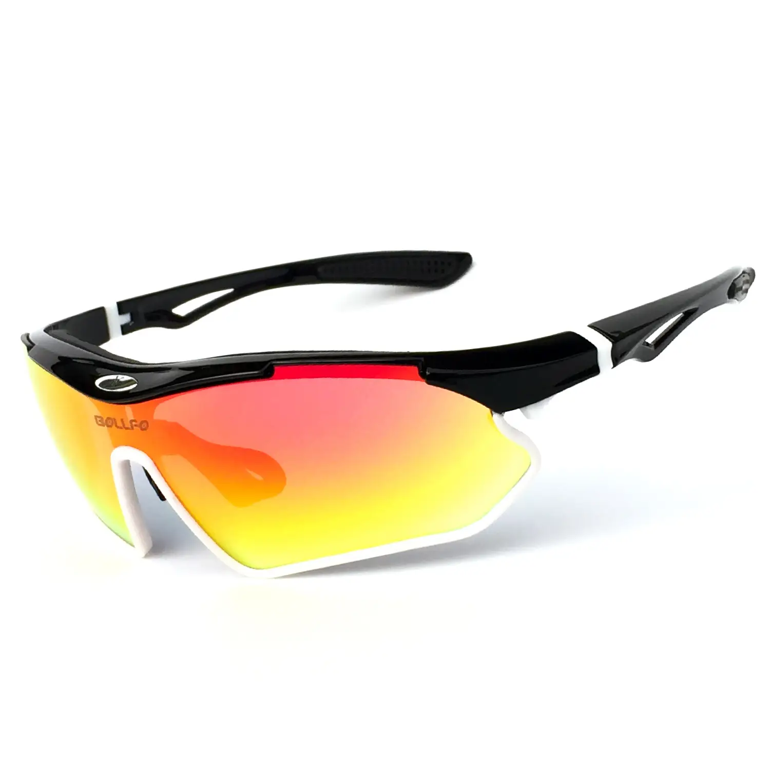 Sports Cycling Goggles with Reflective Lens Black