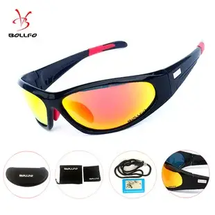 Sports Cycling Goggles with Reflective Lens Black — feature 10