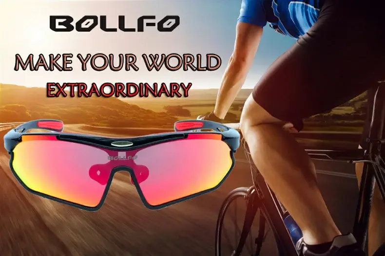 Sports Cycling Goggles with Reflective Lens Black — feature 12